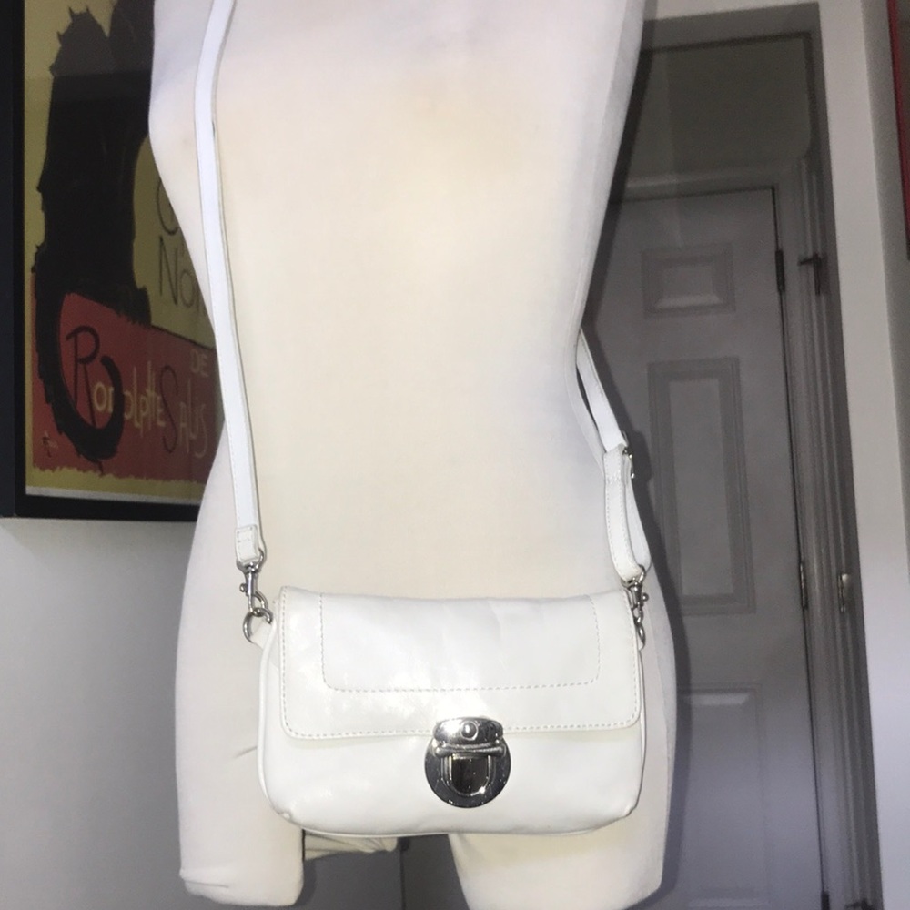 Wilson’s Leather Small White Leather Crossbody😘